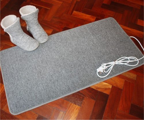 Electric Heated Foot Warmer Mat by Coldbuster DIY Under Floor Heating